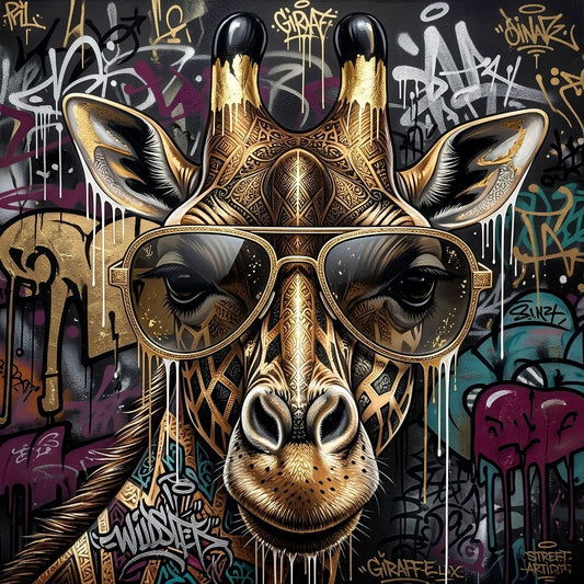 Pop art street art painting – Iconic elephant