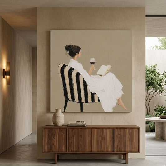 Reliefs picturaux et textures épaisses de l'œuvre
