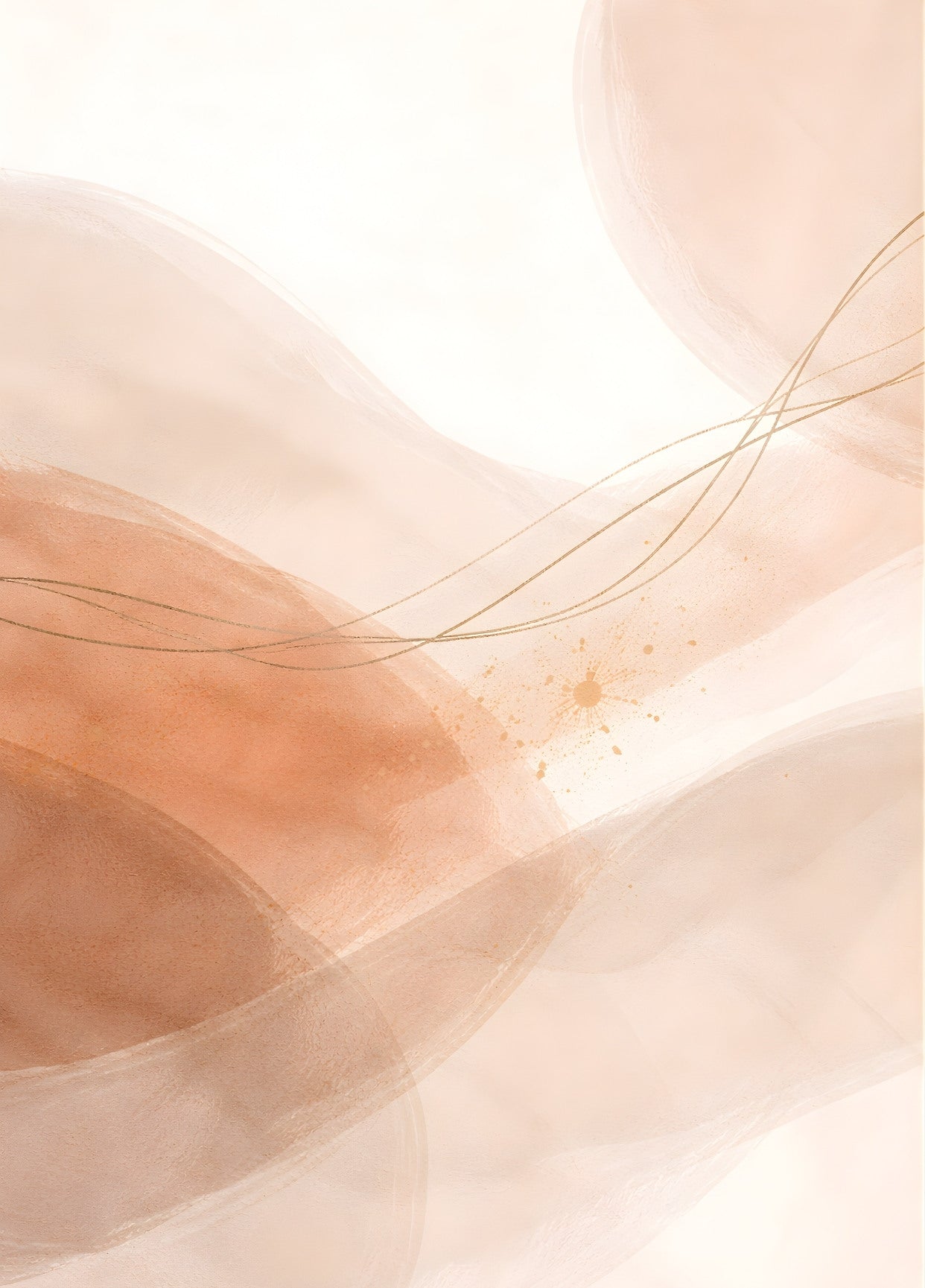 Tableau minimaliste terracotta vue de face
