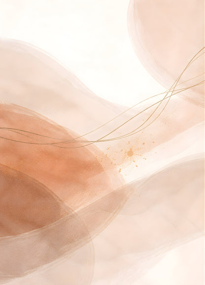 Tableau minimaliste terracotta vue de face
