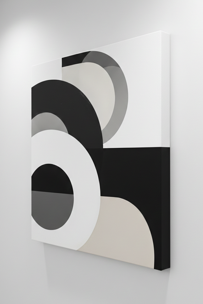 Détails des formes circulaires minimalistes
