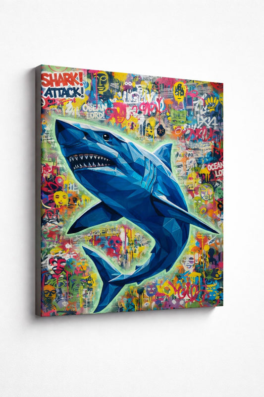 Tableau design street art détail graffiti couleurs urbaines composition artistique moderne
