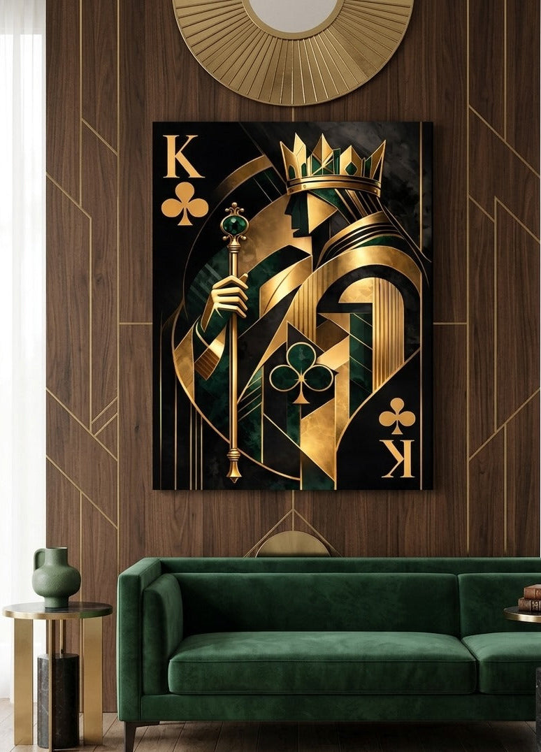 Tableau mural contemporain art déco idéal pour décoration moderne et intérieure élégante

