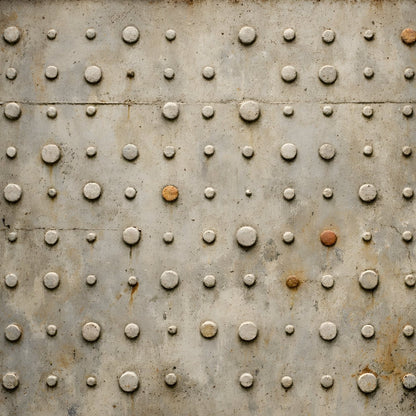 Tableau abstrait matière béton avec empreintes circulaires texture architecturale contemporaine
