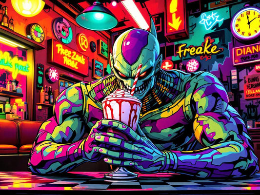 Venom revisité en art urbain
