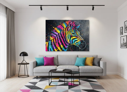 Tableau animal pop art moderne
